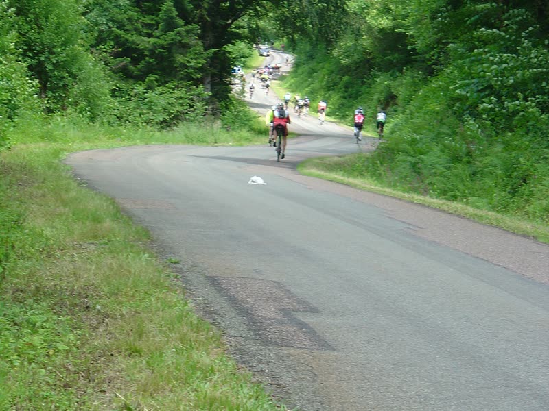 L'Alsacienne cyclosportive au départ de Kruth